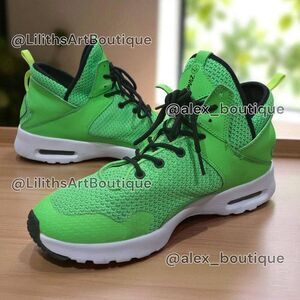 Zumba Air Classic Remix Neon Green Mid Top Sneakers Unisex 8.5 (F020)